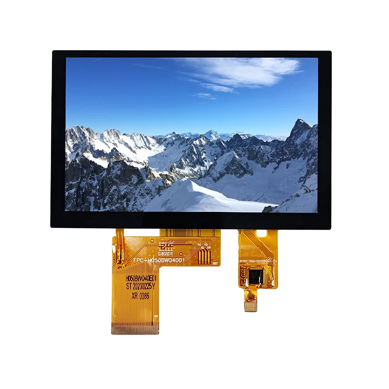 5 Inch 480*272 resolution IPS LCD Screen Display with CTP RGB TFT LCD Module Touch Screen Panel