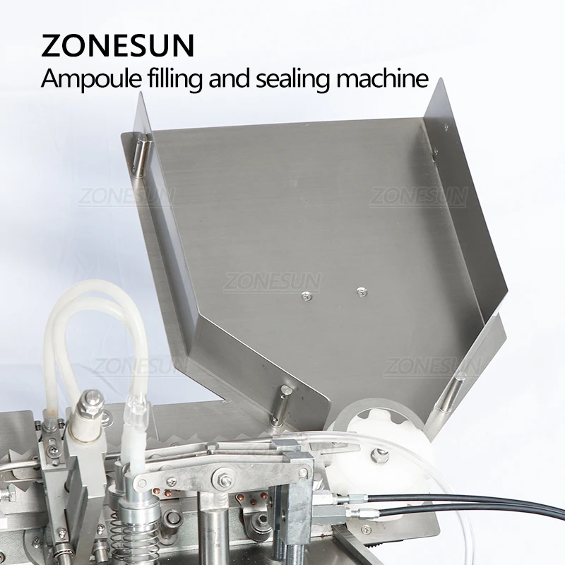 ZONESUN Automatic Small Anti-aging Essence Vitamin Glass Ampoule Bottles Hot-melt Pack Filling and Sealing Machine