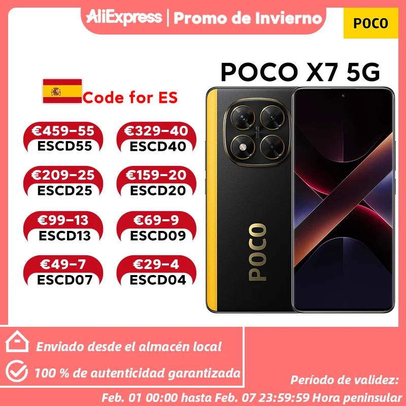 【Brand+】Smartfon POCO X7 Dimensity 7300-Ultra 6,67-calowy wyświetlacz AMOLED 120 Hz 45 W 5110 mAh Aparat 50 MP IP68 Xiaomi HyperOS NFC