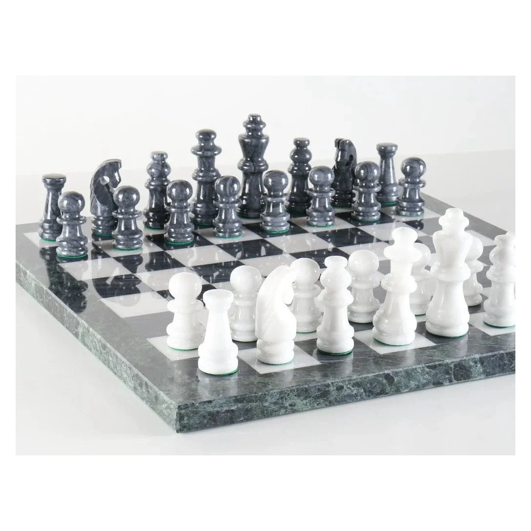 Customized design and hand-made luxury marble chess game board Moo Peg Game 16 