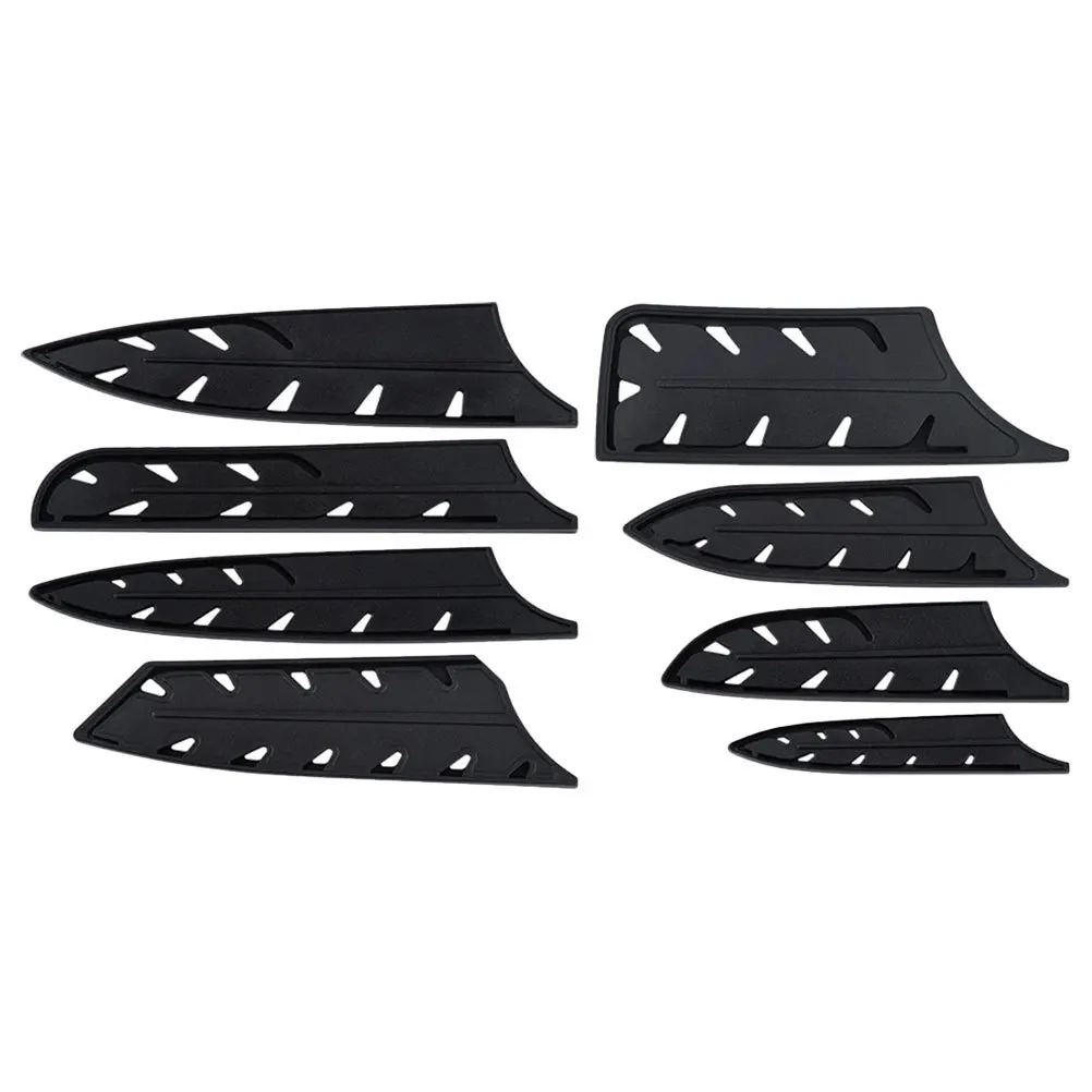 Protectores de cortador universales, diseño Simple, uso seguro, herramienta de cocina, accesorio, cortador, cuchillos horizontales de cocina, 8 Uds.