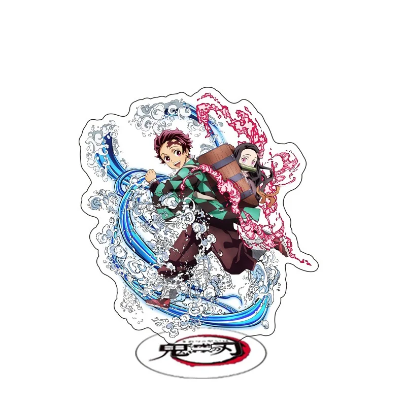 Anime Demon Slayer Stand Acrylic Figure Kamado Tanjirou Tomioka Giyuu Desktop Model Ornament Peripherals Collection Fans Gifts