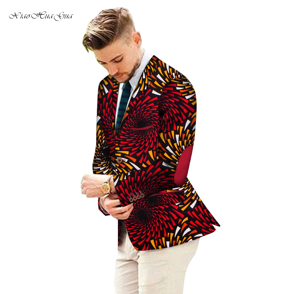 Giacca da uomo su misura con stampa africana su misura giacche da uomo africane formali cappotto da uomo d\'affari Dashiki Africa giacca da cerimonia