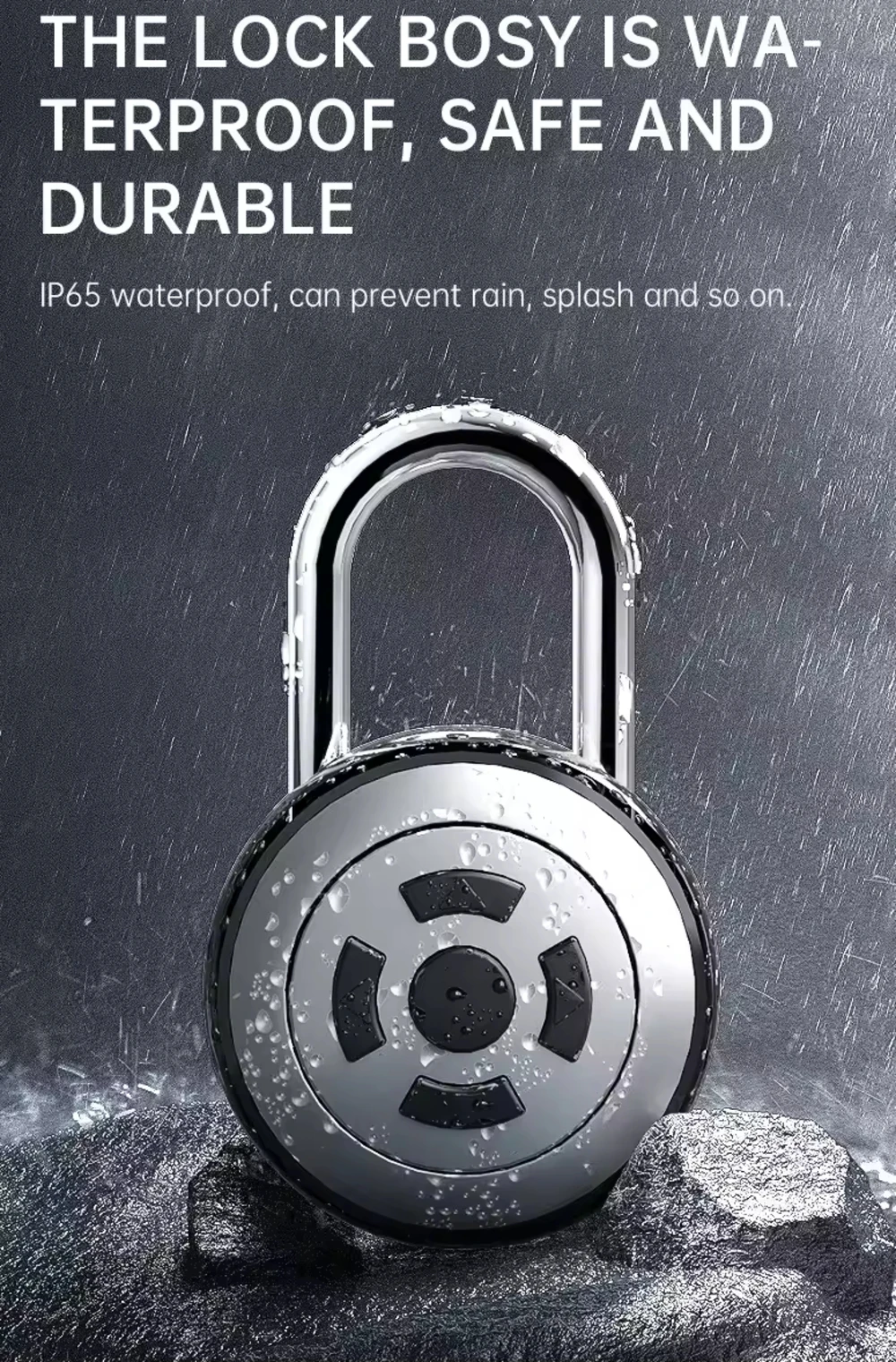 Tuya Smart USB Rechargeable Door Lock Waterproof Biometric Zinc Alloy Keyless Digital Electric Cabinet for Home