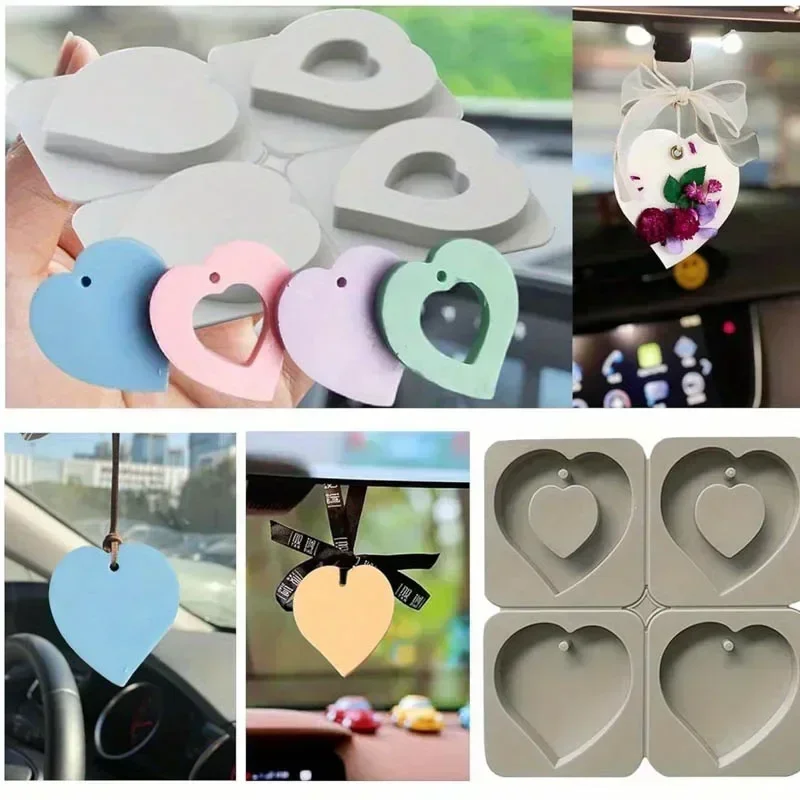 2pcs 2026 New model Advanced DIY Silicone Aromatherapy Tablet Mold Kit Flower Soap Wax Mould for Hanging Ornament Crafts view 3
