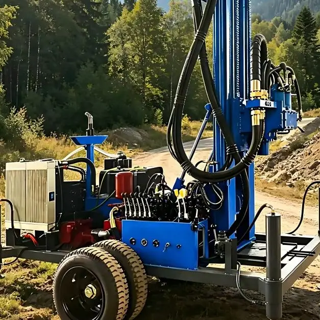 

Customized SM300 Large Crawler-Mounted Pneumatic Water Well Drilling Rig Portable 300m Deep Well Drilling Equipment