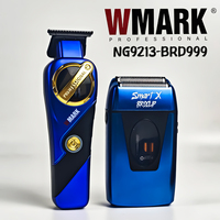 WMARK 9213 Magnetic Levitation Motor Engraving Shears Cordless 9000RPM Hair Clipper Men's Professional Hair Salon Hair Trimmer