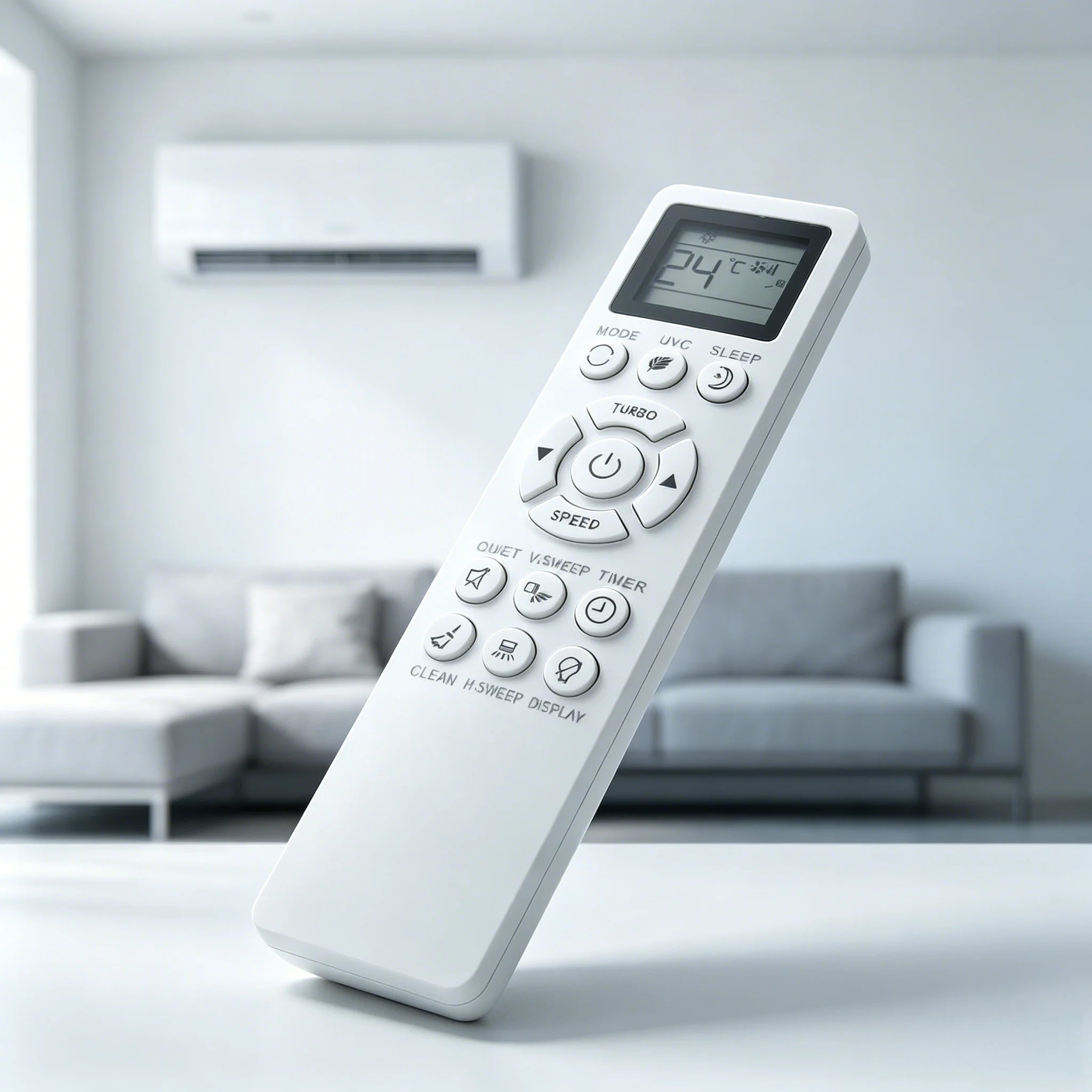 Household Cooling Accessories, KKG23A-C1 Aircon Remote, Easy Operation to Replace Old KKG23B-C3 Remote