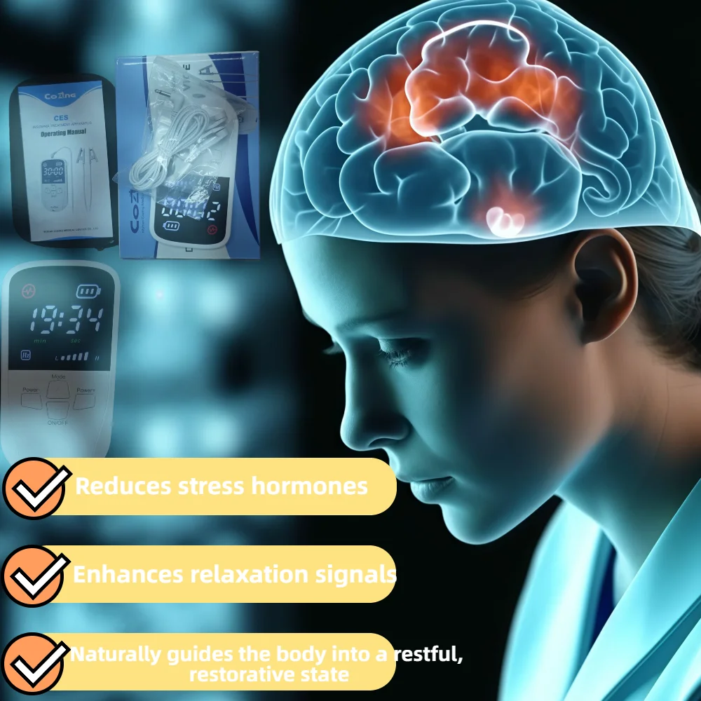 

Fast Sleep Assistant, Vagus Nerve Stimulation Ear Clip for Stress Relief and Deep Relaxation, Portable Sleep Aid Equipment