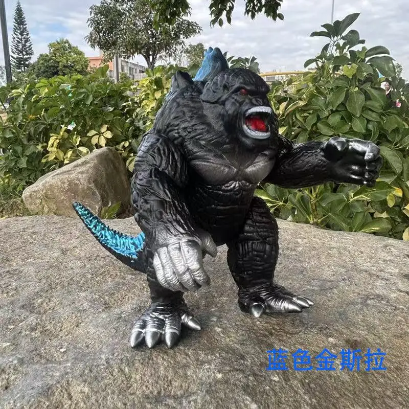 2025New 17cm Anime Godzilla X Kong The New Empire PVC Action Figures Titan Godzilla Soft Glue Monster Model Ornaments Toys Giftv