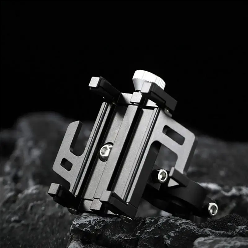 【BUYERS】Phone Holder Motorcycle Electric Bicycle Smartphone CNC Aluminum Alloy Bracket Five Claws Mechanical Bike Phone Holder