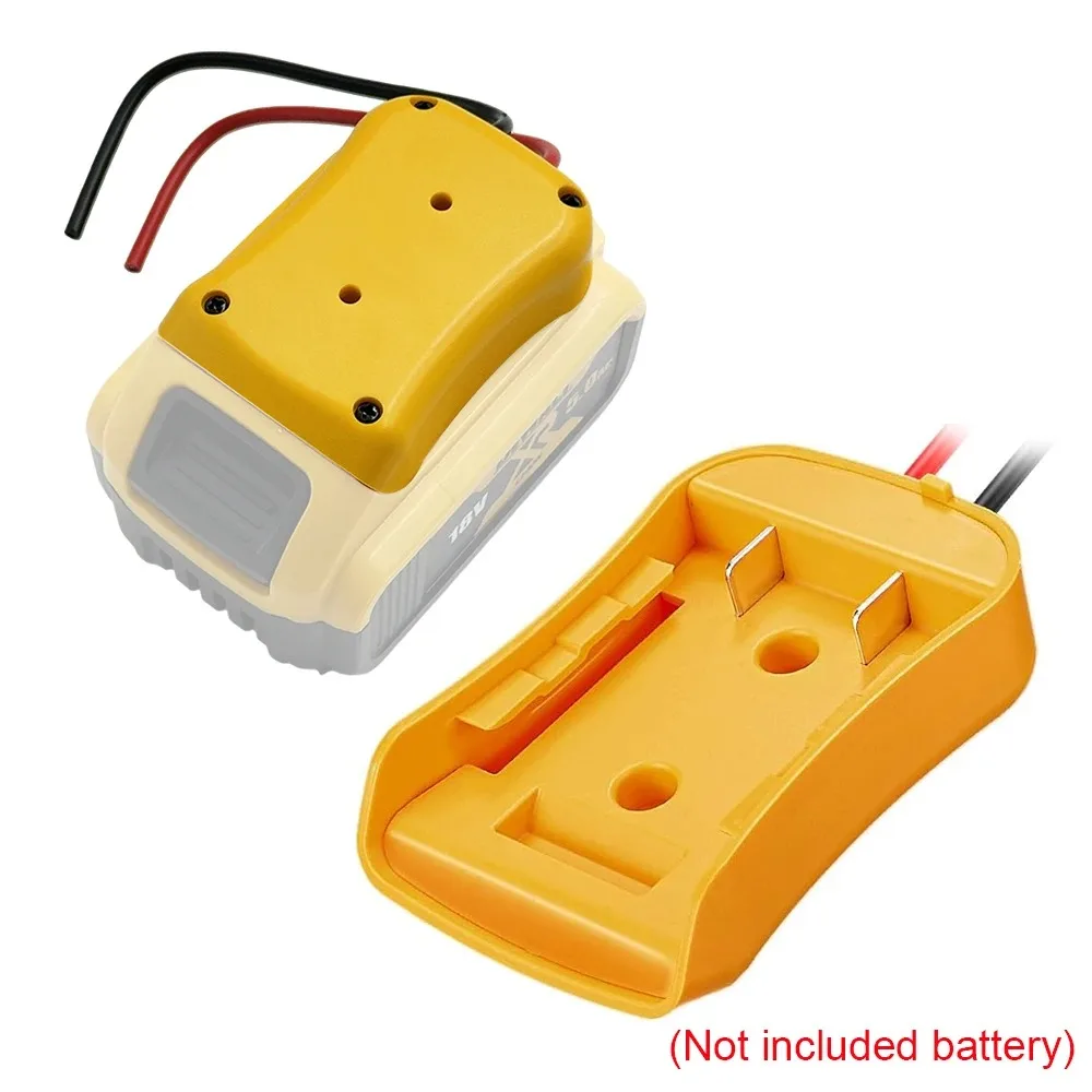 For Dewalt 18V/20V Max Battery Adapters Dock Power DIY Battery Converter Connector 12AWG Home Power Tools Parts Replacement