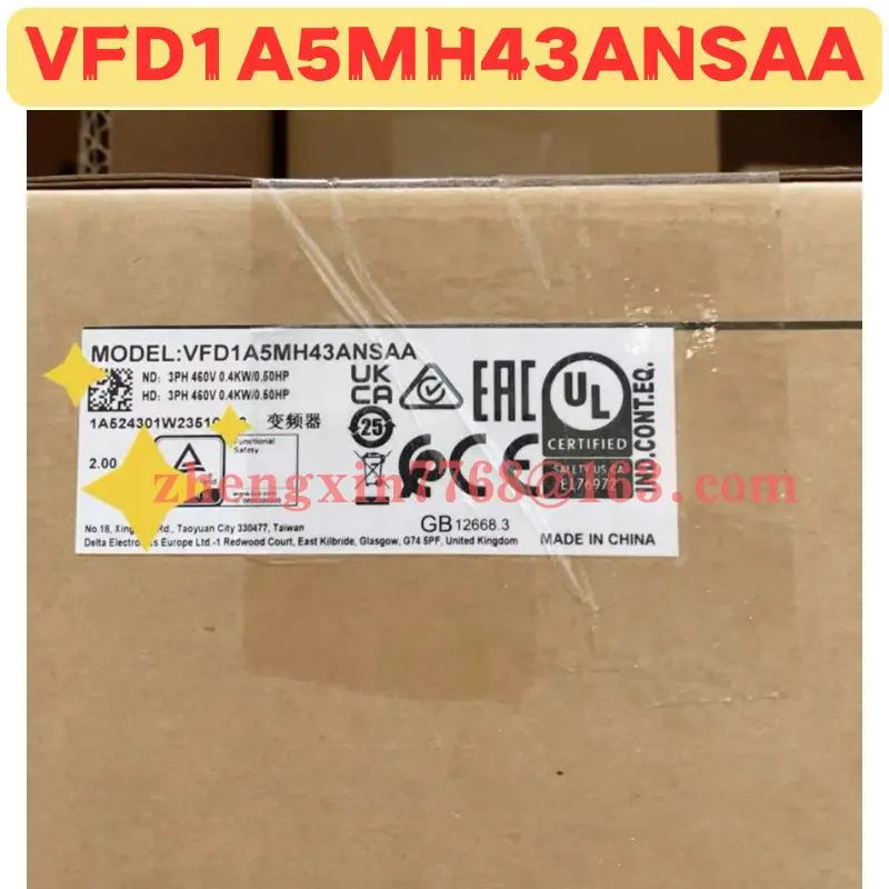 Brand New Original VFD1A5MH43ANSAA Frequency Converter