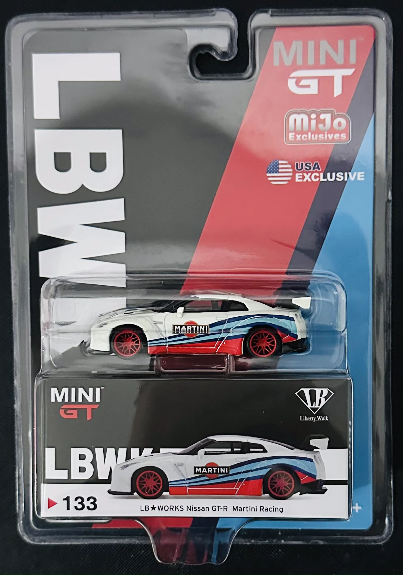 MINI GT 1:64 nissan  GT-R R35 Martini Collector Edition Metal car Model gifts