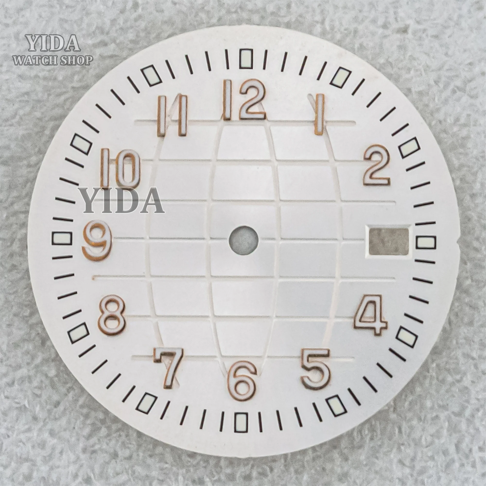 32 مللي متر NH35 ساعة الطلب الأخضر مضيئة ساعة الوجه ل AQUANAUT نوتيلوس NH35 NH36 حركة تعديل اكسسوارات استبدال