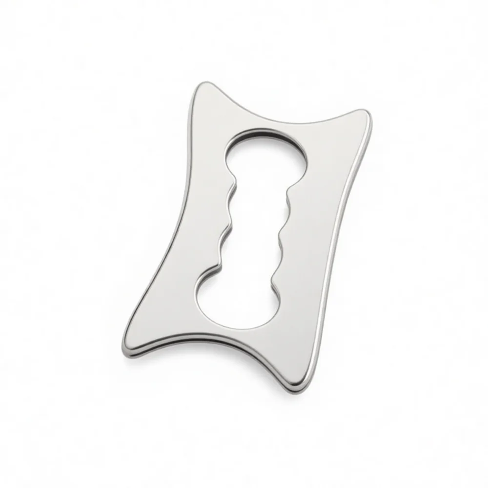 Stainless Steel Muscle Massage Scraper Fascia Release Tool Therapy Blade Fitness Gua Sha Board Workout Recovery Supply