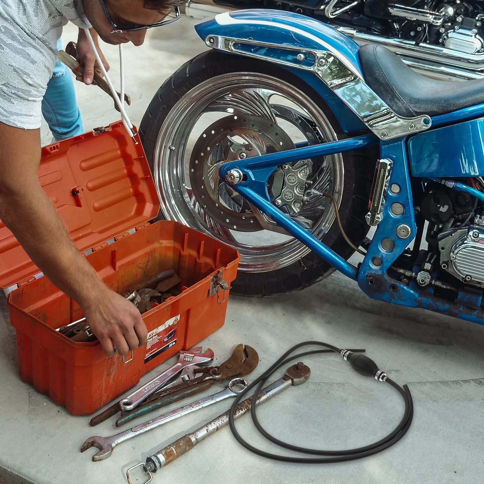 

High Flow Siphon 6Mm Diesel Water Manual For Car Lawn Mower Snow Blower Siphon Hose For Car Accessories Fuel