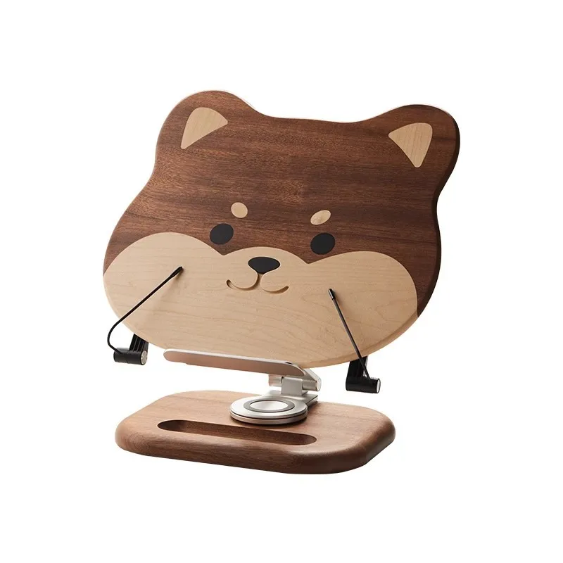 

Shiba Inu wooden reading stand, student reading, computer solid wood shelf