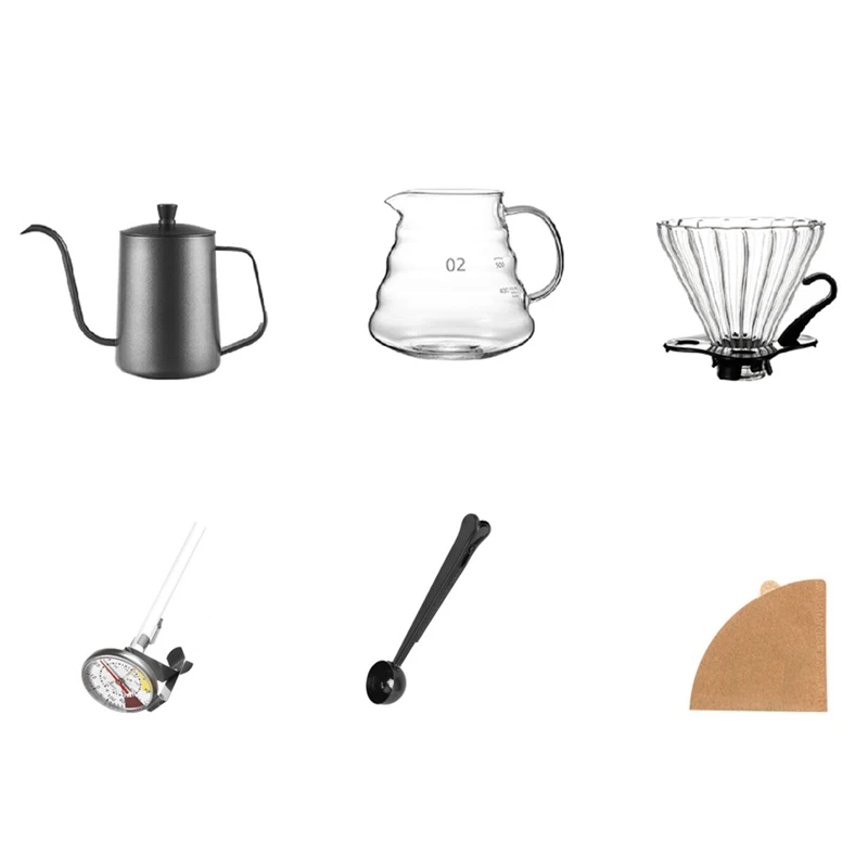 

Hand Brewed Coffee Set Coffee Accessories Coffee Kettle Portable Gooseneck Kettle Camping Barista Tools