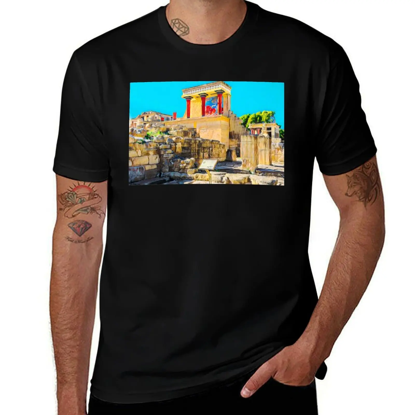 

Heraklion Vintage Travel T-Shirt tees Clothing shirts graphic tees men t shirts high quality