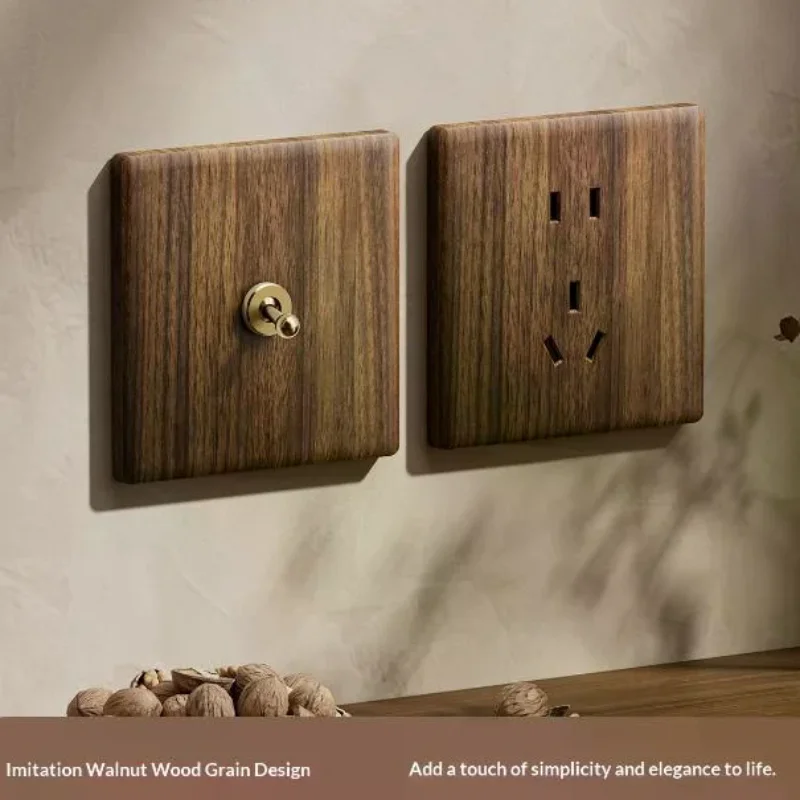 2 Gang Toggle Light Switch With Brass Levers And Retro Design Perfect For Home Renovation Rustic Interior Decoration