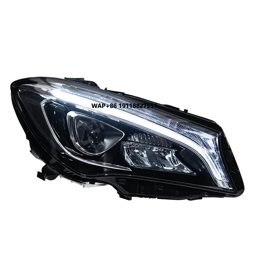 

AKD Car Model Parts Goods for Benz CLA W117 2014-2020 CLA180 CLA220 CLA200 CLA260 Head Lamp LED Headlight LED Dual Projector