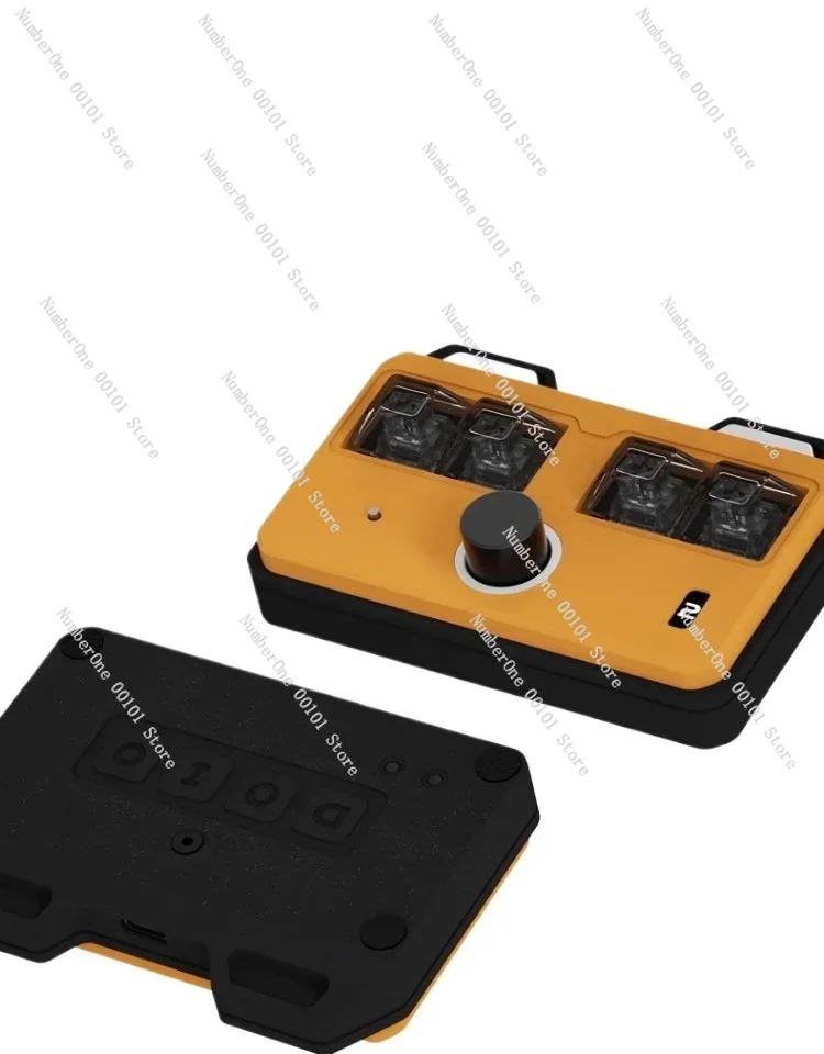 Buzzer solenoid valve keypad, aluminum alloy customized mechanical keyboard KB04-02