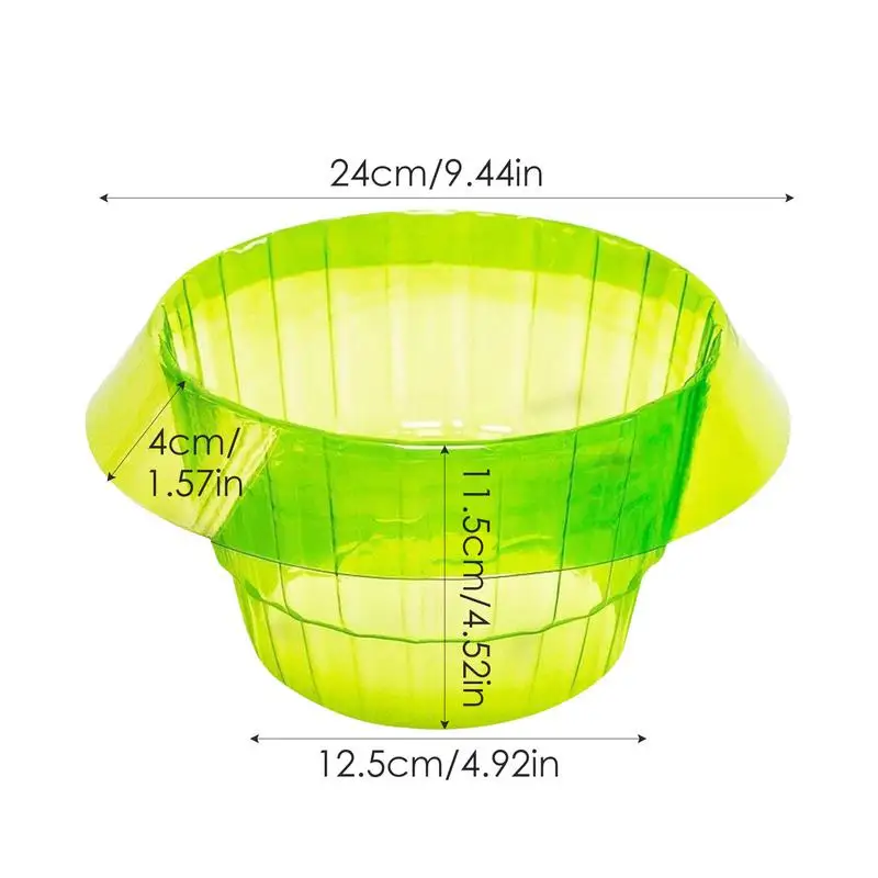 10pcs Vegetable Protection Cover Plant Protection Cloches Reusable Snail Protector Plants Collar Slug Protective Guard for plant