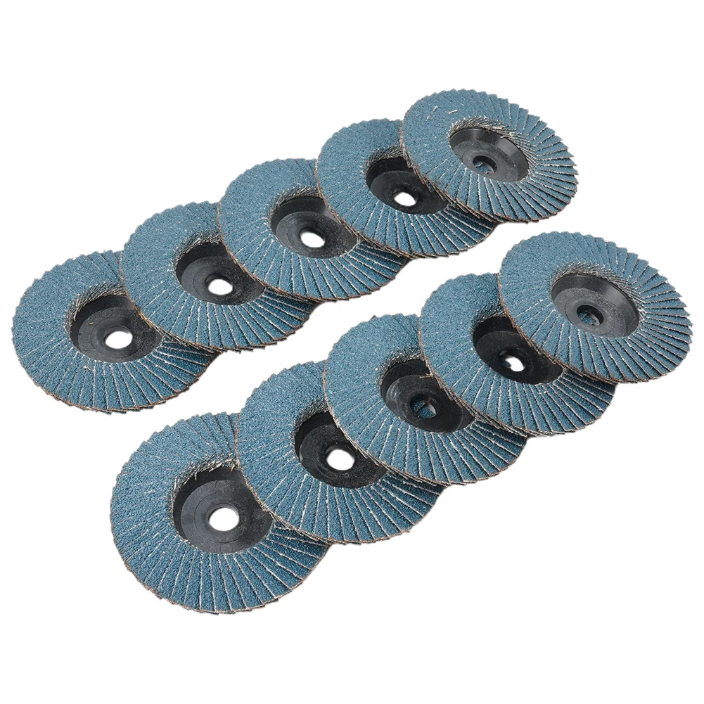 Discos Flap Professional para Rebarbadora Lixamento Rebolo Lâminas para Madeira Ferramentas Abrasivas in 75 mm 10 Pcs