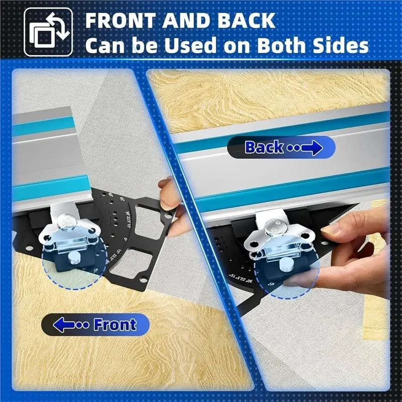 ABKP-For Precisionbevel Cutting Adjustable Track Saw Square, For Festool Track Saw Track Square, 90° Right Angle Guide
