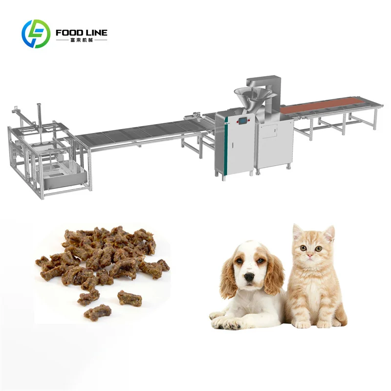 آلة صنع معالجة الكلاب المخصصة لإنتاج اللحوم المتشنجة ولحم البقر معدات تصنيع الوجبات الخفيفة التجارية لأغذية الحيوانات الأليفة #2