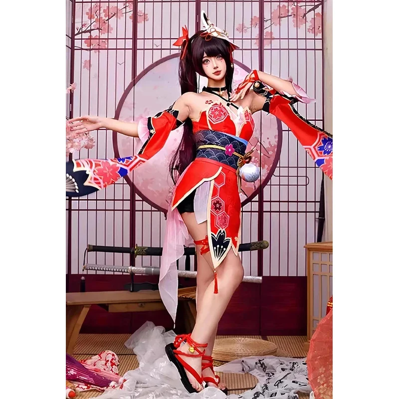 

Косплей Костюм Аниме Honkai Star Rail Hanabi Sparkle Маска Парик Полный комплект Игровой персонаж Вечернее карнавальное платье для женщин; 6,r'8;p'