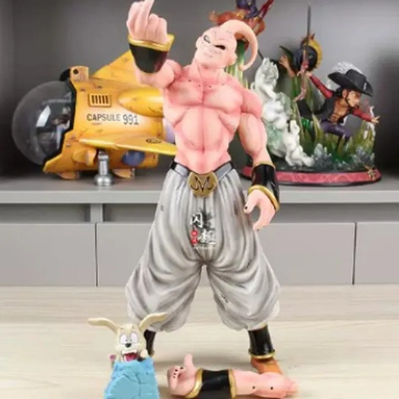 Dragon Ball Z Evil Majin Buu Hercule Anime Action Figure Collectible Pvc Gk Speelgoed Ornament Desktop Decoraties Model Kids Gift