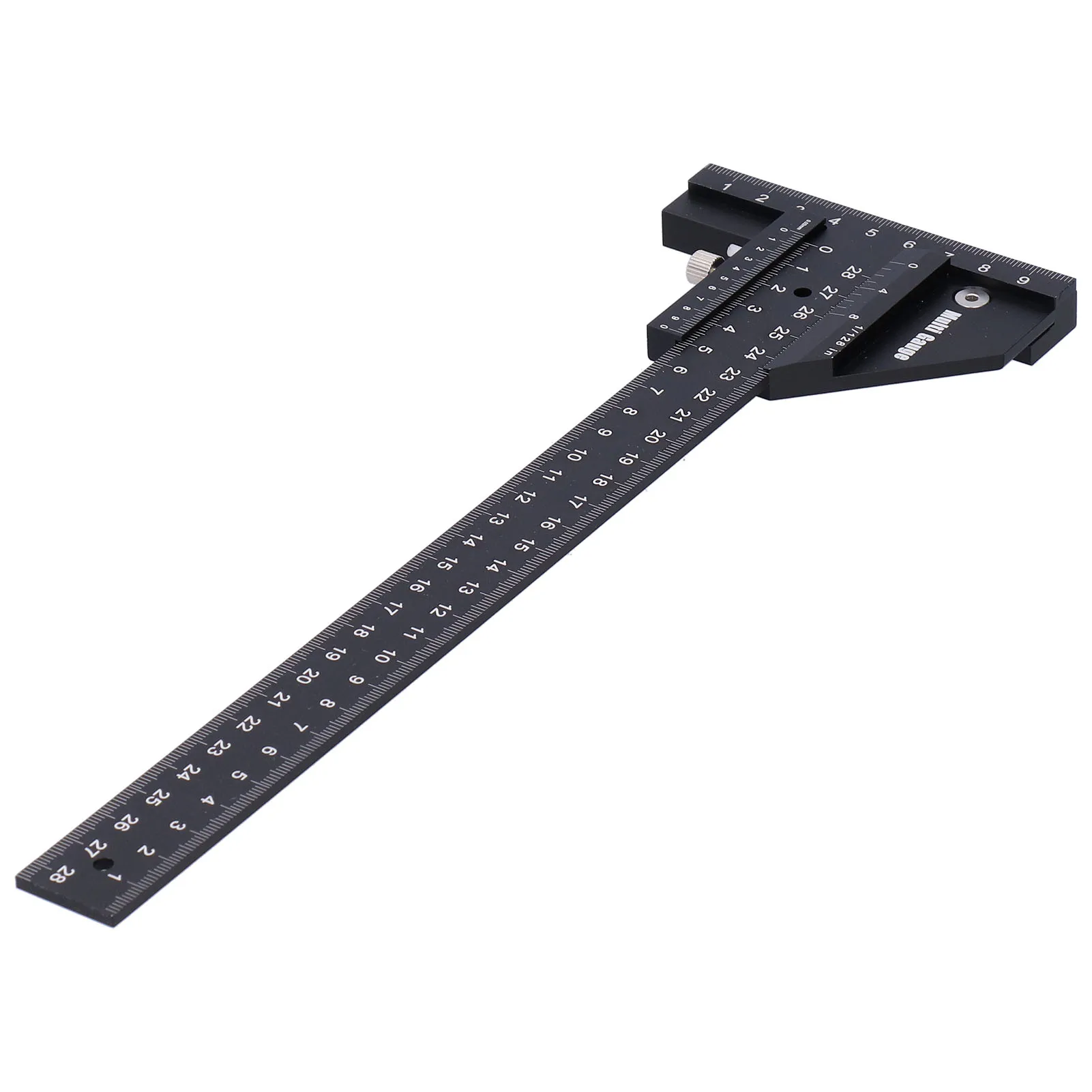 Woodworking Scribing Ruler Marking Measuring Gauge T‑shaped Multifunctional Carpentry Tool Woodworking Multifunctional Ruler