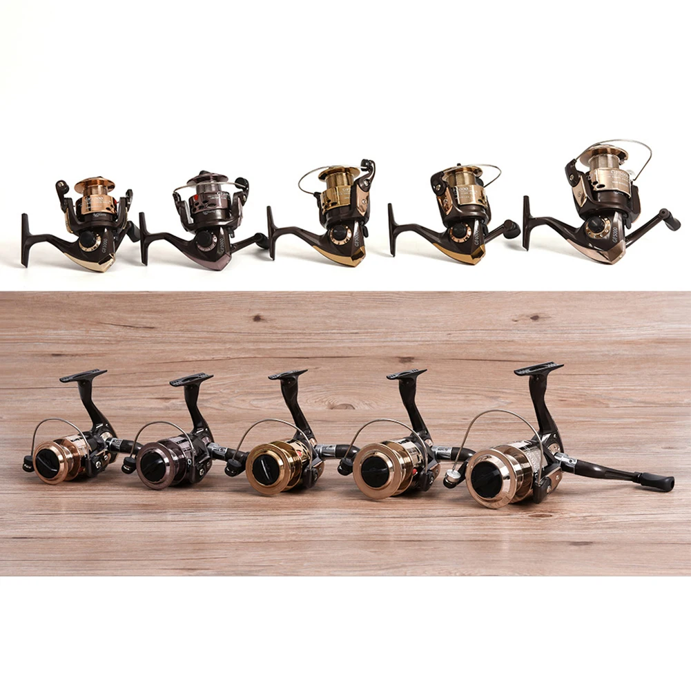 GF Series Fishing Reel for Outdoor Use 5 21 Gear Ratio with 3 Bearings for Smooth Performance Available in 5 Sizes