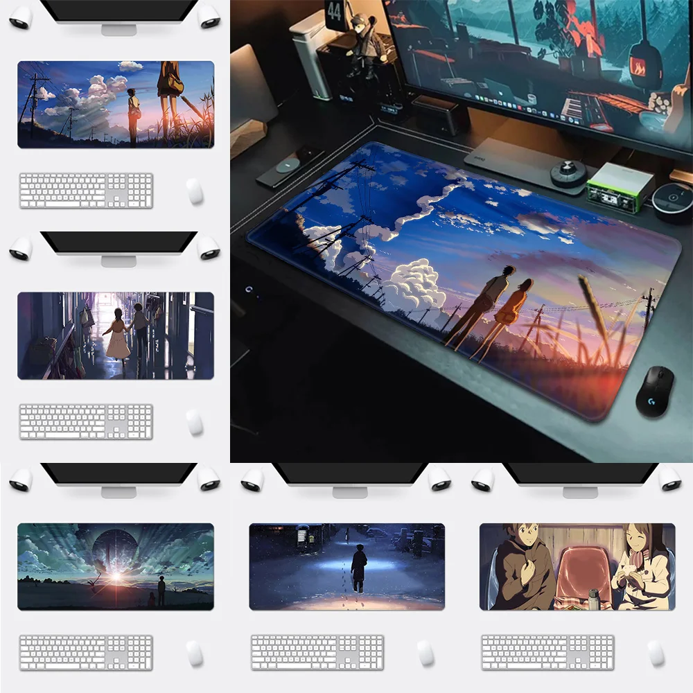 

5 C-Centimeters Per Second Mousepad HD Printing Computer Gamers Locking Edge Non-slip Mouse Pad XXL90x40cm Keyboard PC Desk Pad