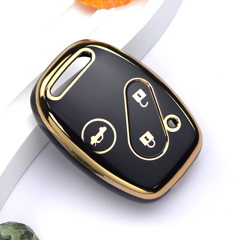 TPU Shell Fob For Honda Fit Civic Jazz Pilot Accord CR-V Freed Pilot StepWGN Insight Car Remote Key Case Cover Accessories