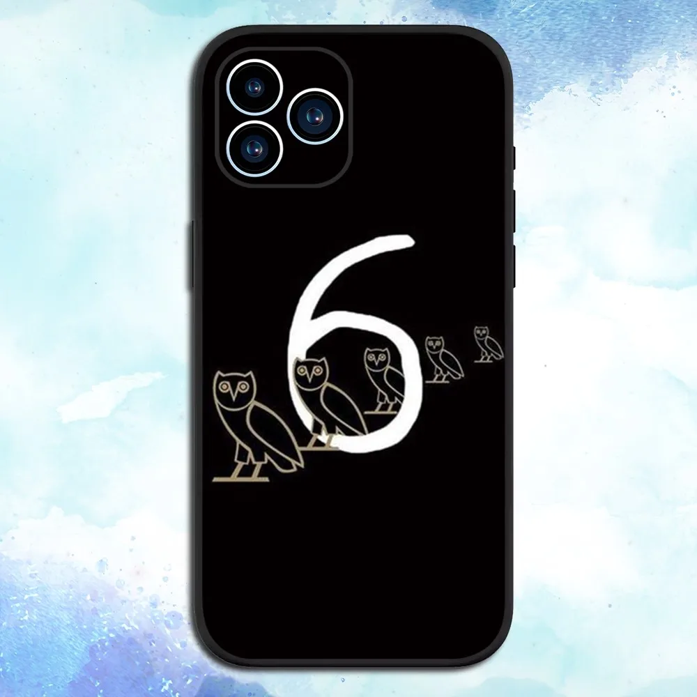 Drake O-OvO OWL Phone Case For iPhone 15 13 14 12 11 Pro MAX XR X SE XS Mini Soft Shell