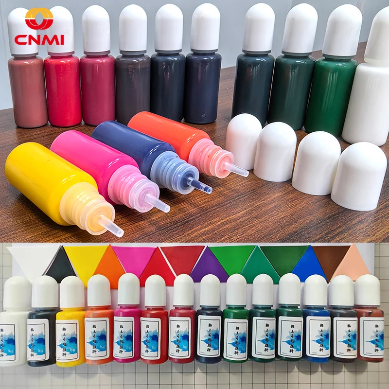 

14Colors 10ml Water-Based Gypsum Cement Coloring Plaster Pigment Watercolor Essence Dye DIY Gypsum Craft Pigment Pottery Coating