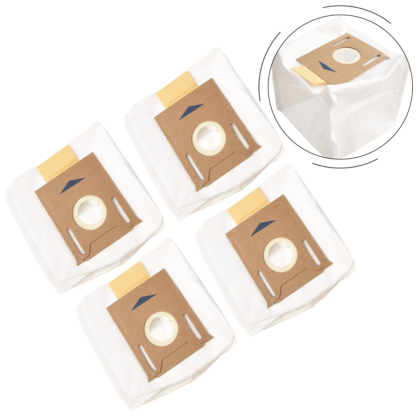 Keep Your For Ecovacs For Deebot N10 N10 Plus Performance at Its Best with These Replacement Dust Bags Pack of 4