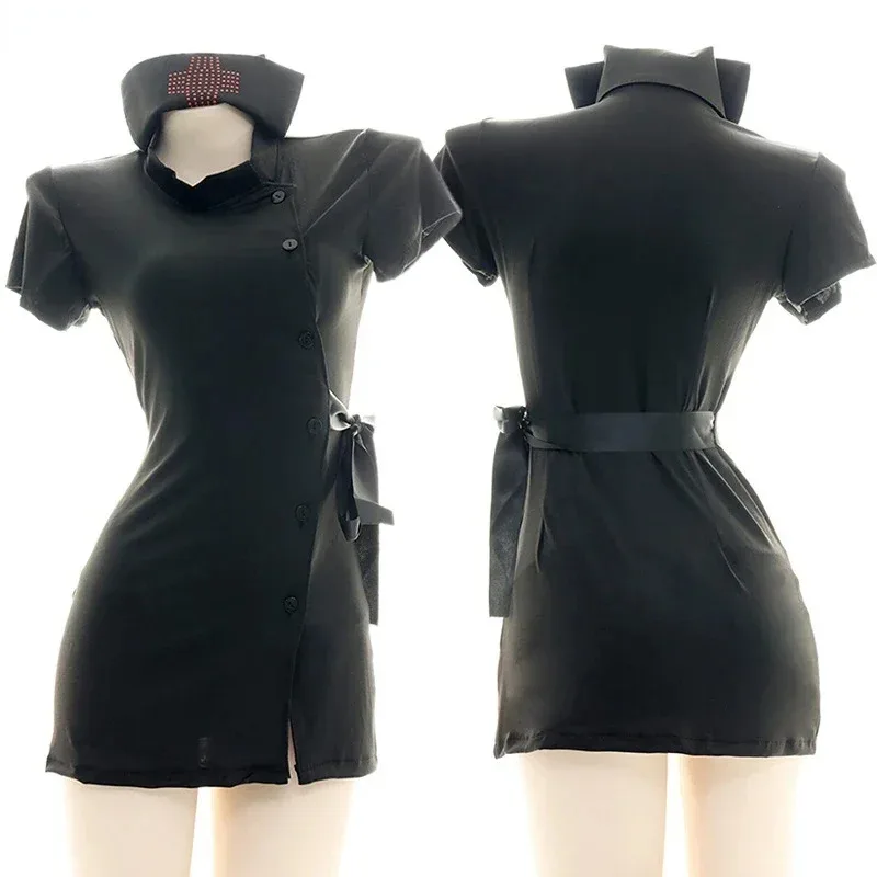 Vestido de enfermera para niña, disfraz de uniforme, camisón de sirvienta para mujer, pijamas, trajes de Club de fiesta, ropa de Anime;3,v'5.t;8,