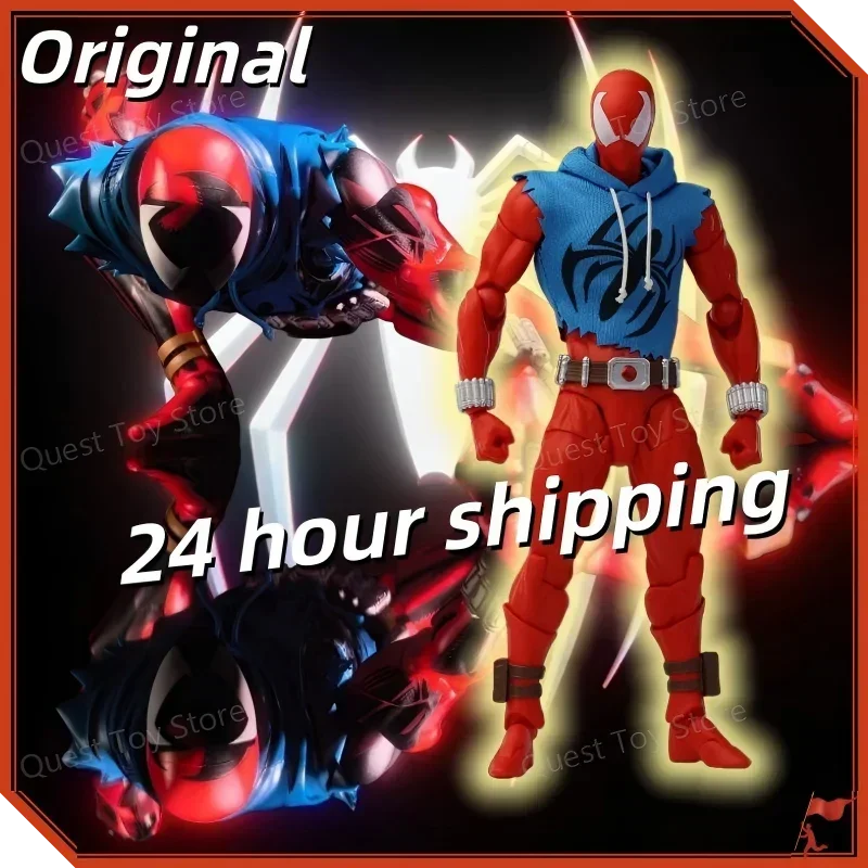 

New-HOT 100% Original MESS TOYS Spiderman Figure Scarlet Spider The Amazing Comic Version Action Figure Model Figurine Toy Gift