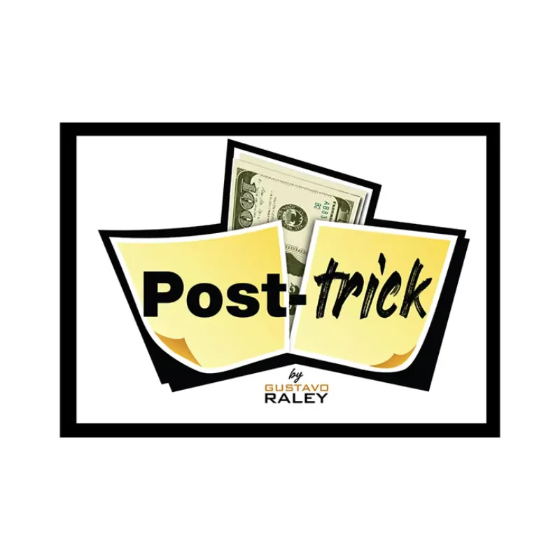 POST TRICK US (Espedienti) di Gustavo R Stage/Salon Performer Moeny Trucchi magici Illusioni Close up Magic Walk Around Fun