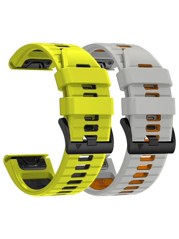 Silicone Strap For Garmin Fenix E 8 47MM 51MM 7X 7 6 6X 5 5X Plus/Epix Pro Gen 2/Enduro 3 QuickFit 26mm 22mm Watch Band Bracelet