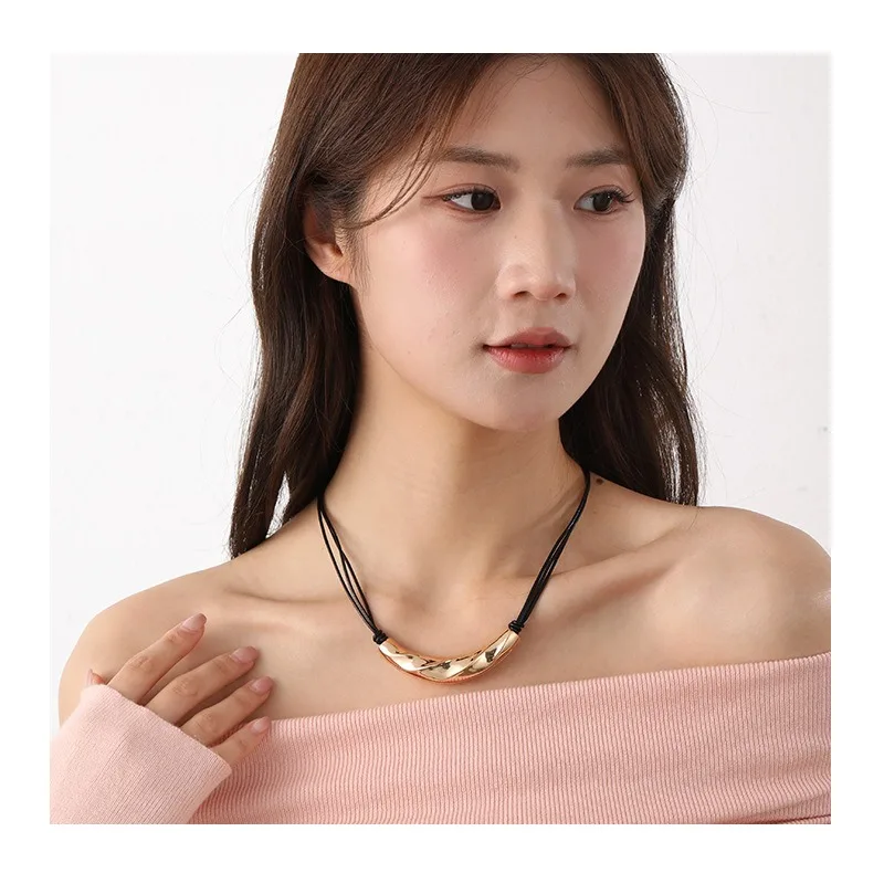 

New Necklace Foreign Trade Women's Clavicle Chain Alloy Retro Simple Summer Jewelry