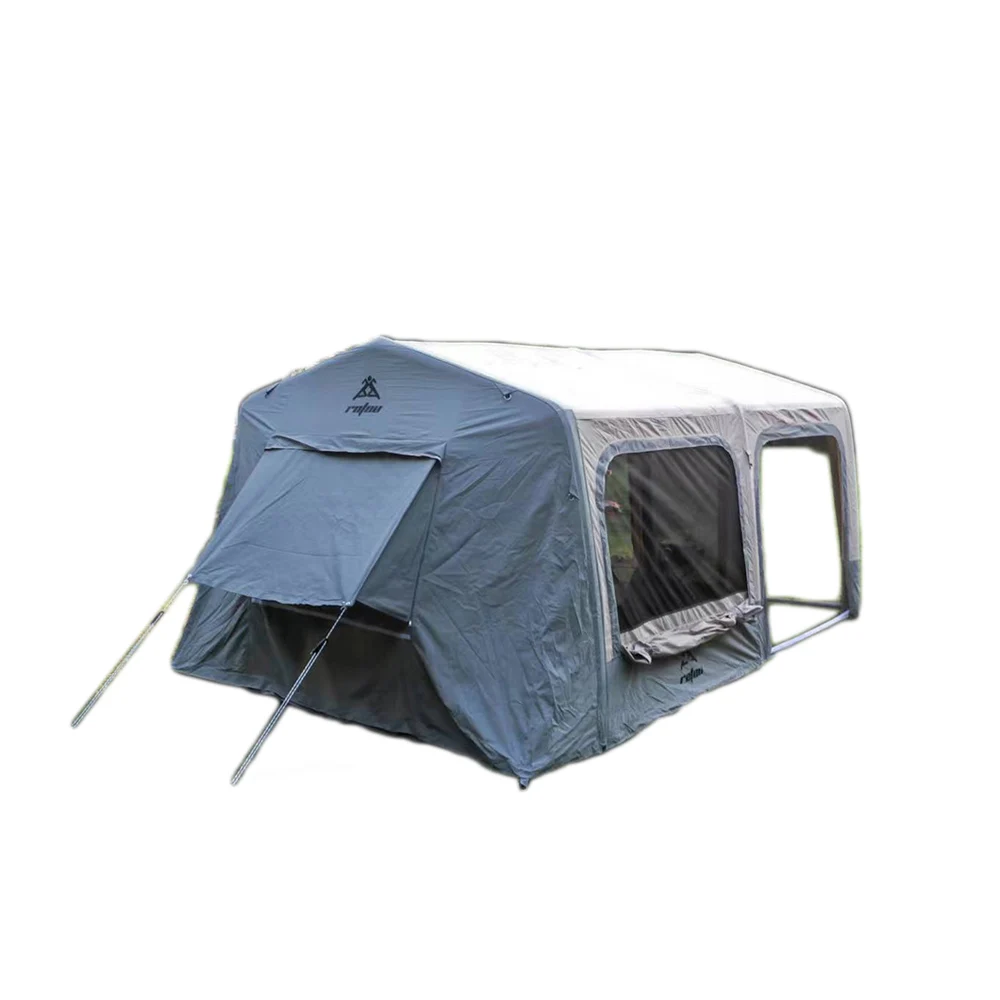 Camping Inflatable Tent With Tc Cotton Blend Tpu Air Beam Pvc Base Warm Comfortable Breathable Design For Outdoor