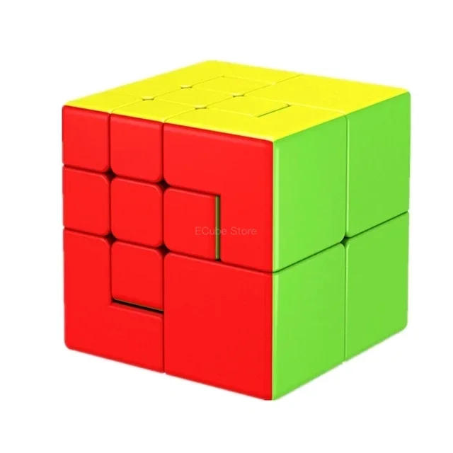 [ECube] MoYu MeiLong Cubos Mágicos 3x3x3 Fantoche Stickerless Cubing Quebra-cabeça de Sala de Aula 3x3 Fantoche 1 2 Brinquedo Educacional Profissional