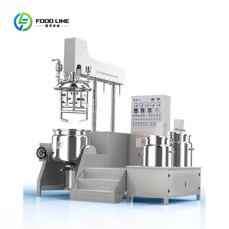 Customized 100-300L Vacuum Emulsifying Homogenizing Mixing Machine for Cosmetic Gel Lotion Cream