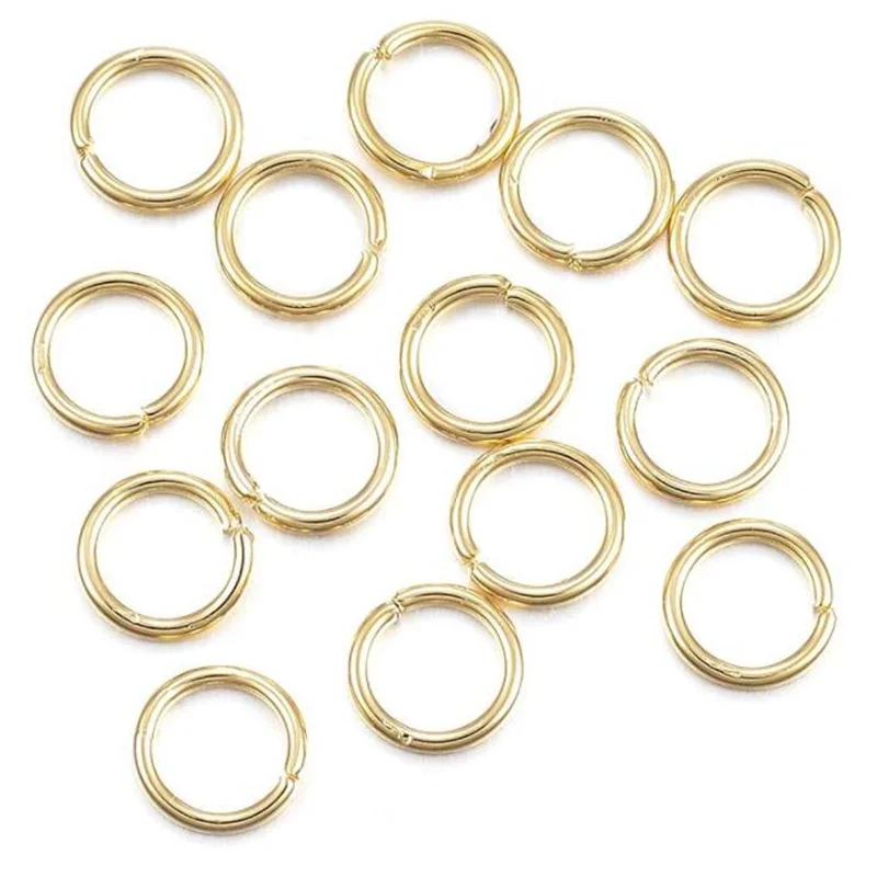 

50-200pcs/Pack4-10mmStainless Steel Single Ring Open Loop Connector for Jewelry Making DIY Bracelet Necklace Pendant Accessories