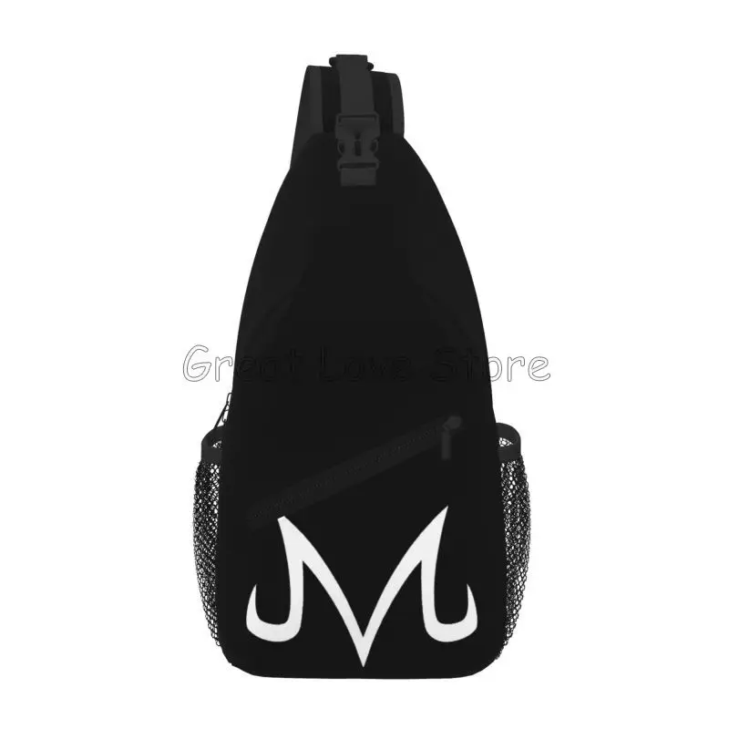 Majin Buu Print Sling Bag Crossbody Backpack Lightweight Portable Chest Bag with Adjustable Shoulder Bag Travel Sports Daypack